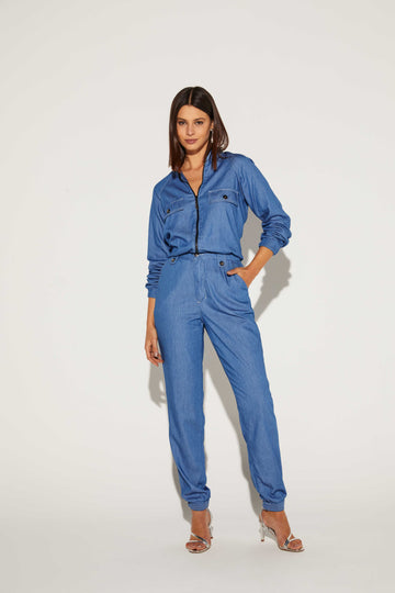CALÇA JOGGER FEMININA JENAS ONCA PRETA