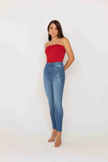 BLUSA TOMARA QUE CAIA CANELADO ONCA PRETA