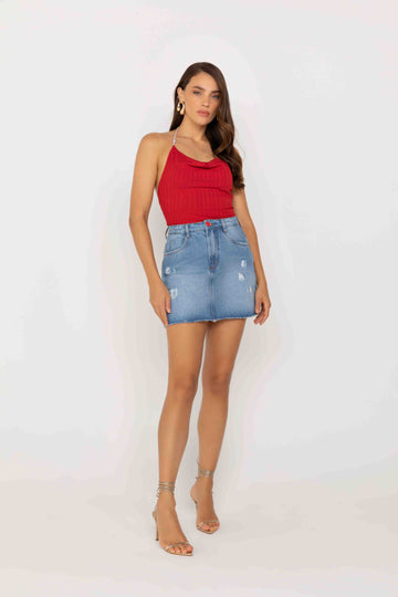BLUSA DE ALCA ONCA PRETA