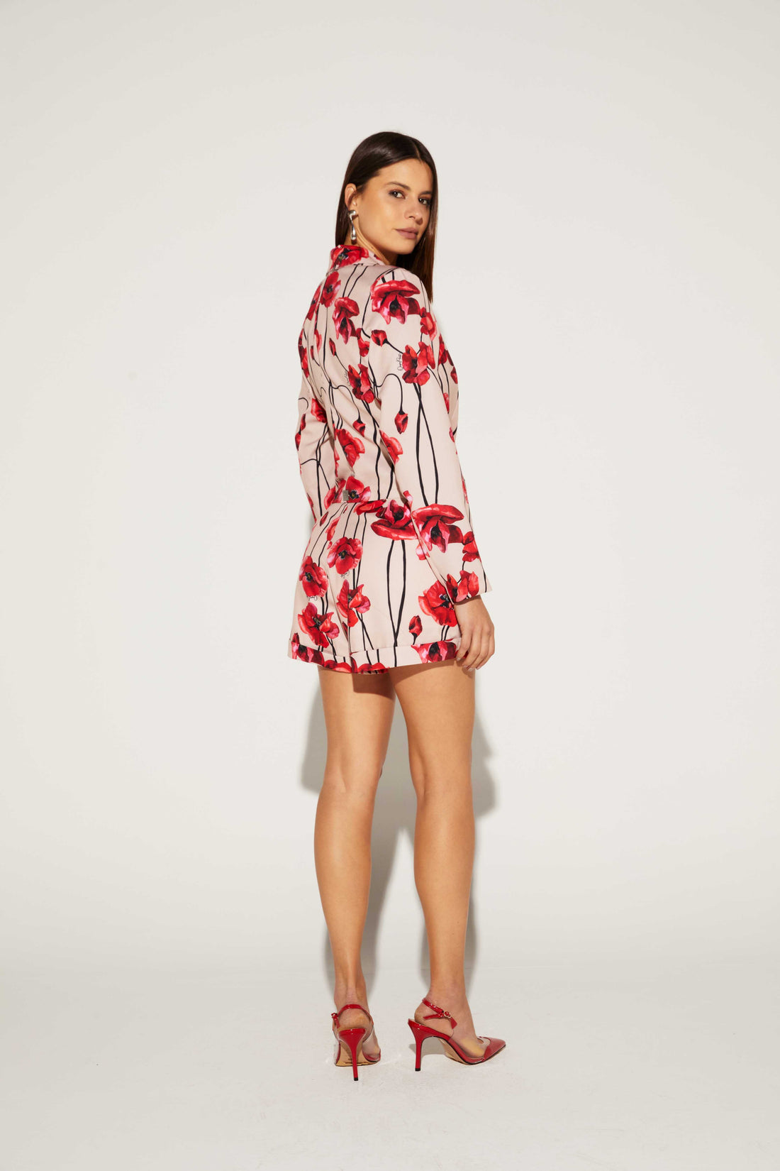 BLAZER FEMININO SUBLIMADO ONCA PRETA