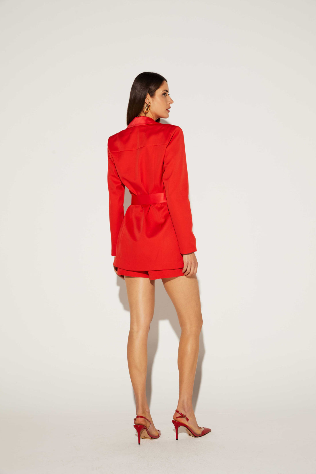 BLAZER OVER FEMININO ALFAIATARIA ONCA PRETA