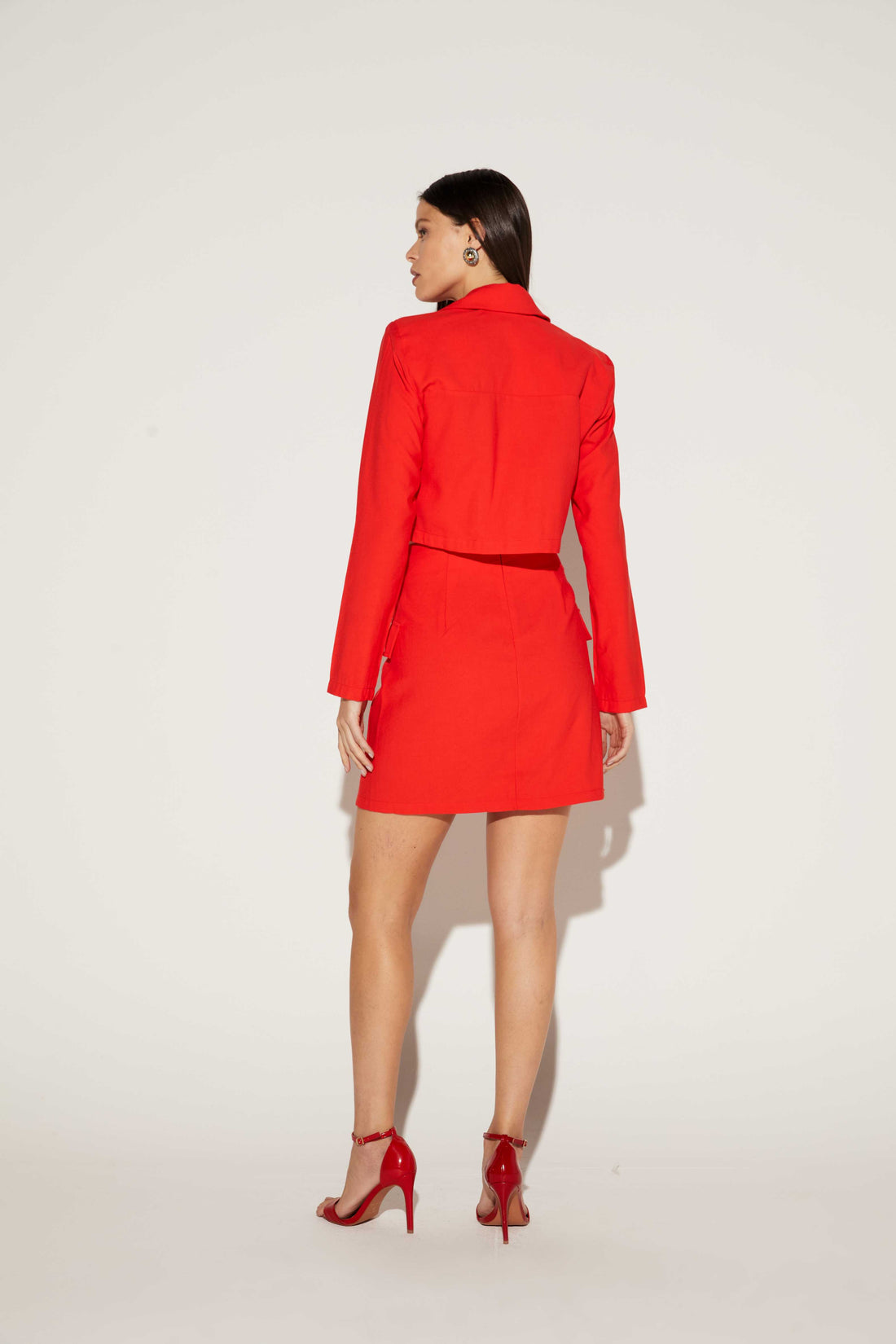 BLAZER CROPPED FEMININO TRANSPASSADO ONCA PRETA