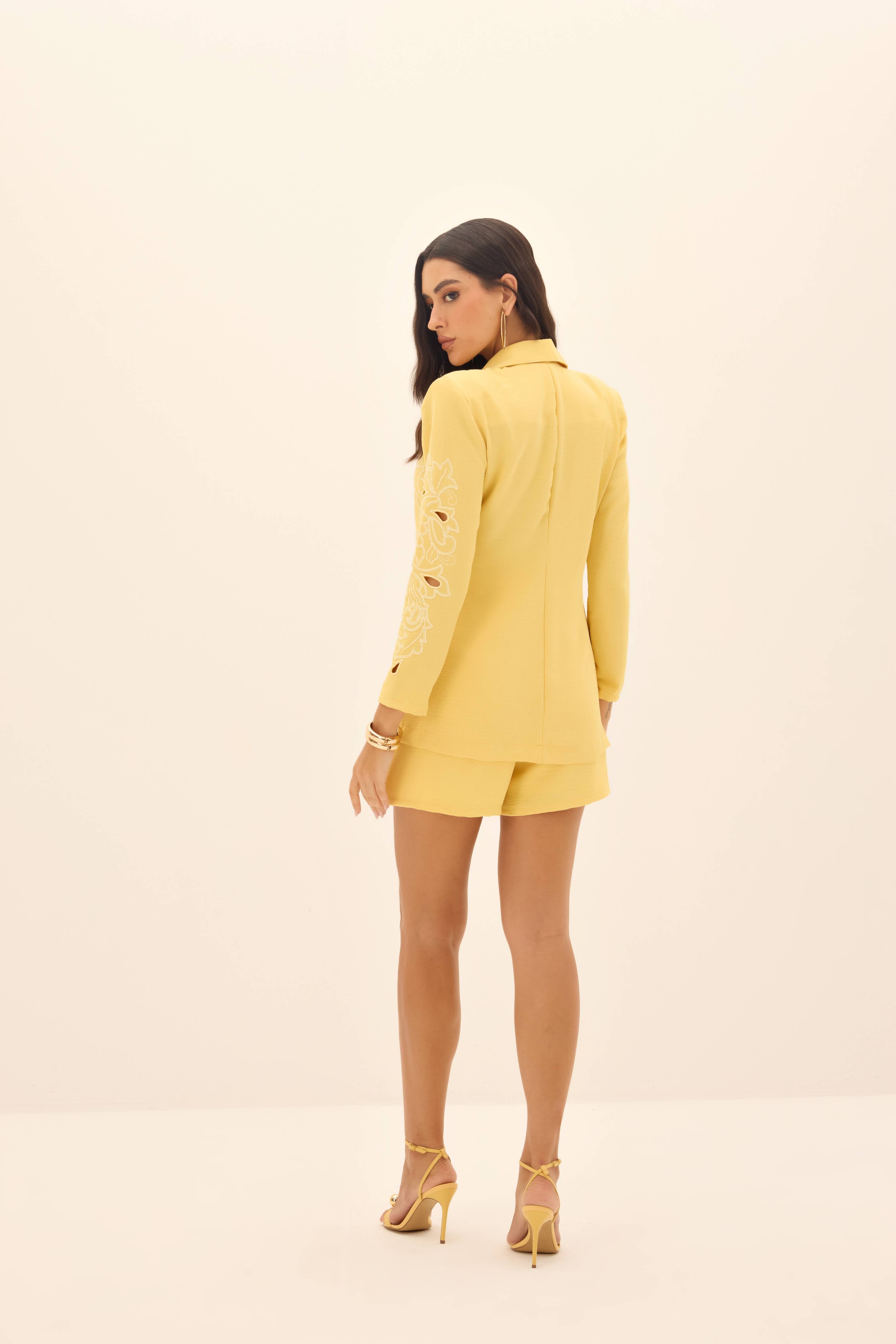 BLAZER ALFAIATARIA PUFF VAZADO