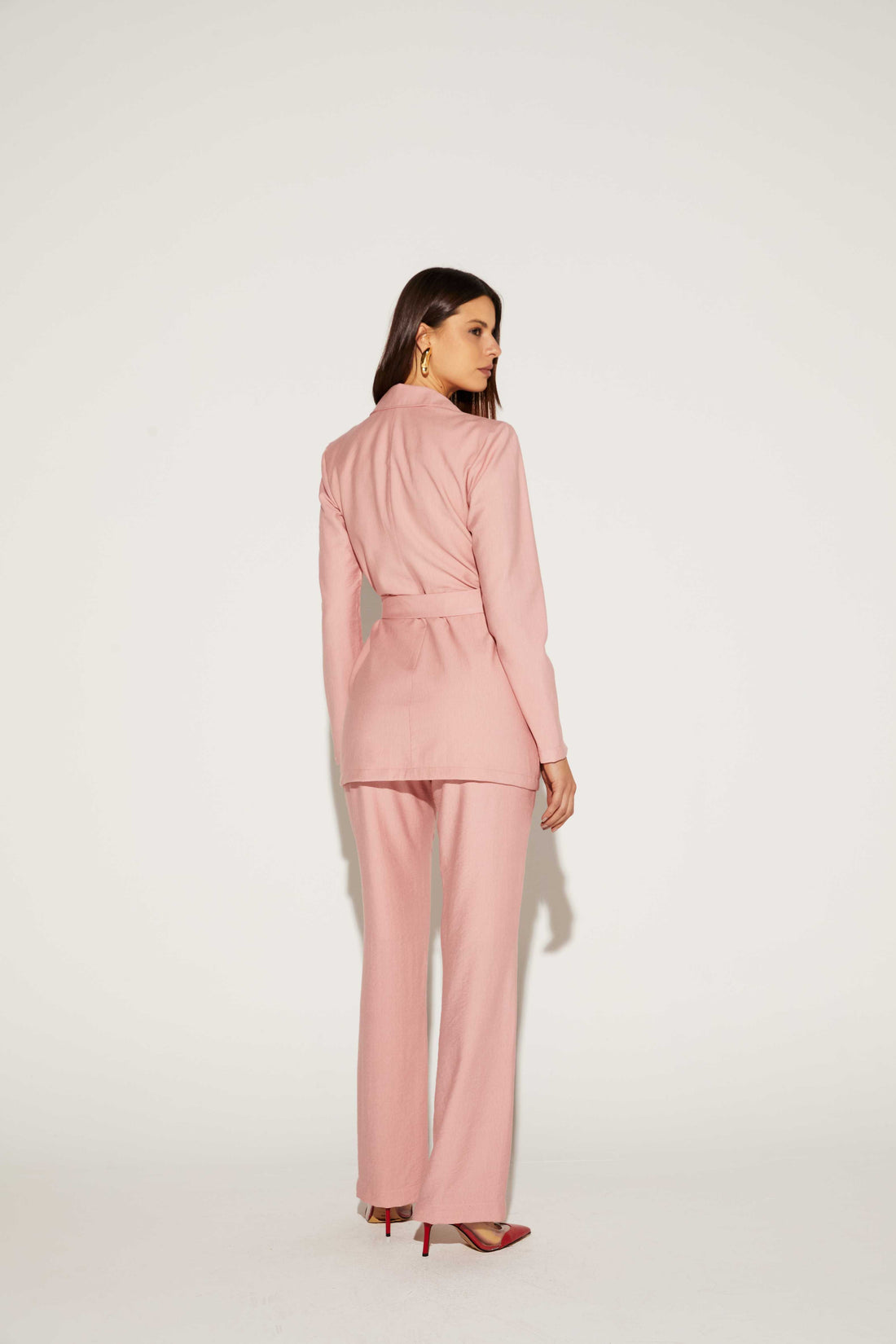 CALÇA RETA FEMININA ALFAIATARIA ONCA PRETA