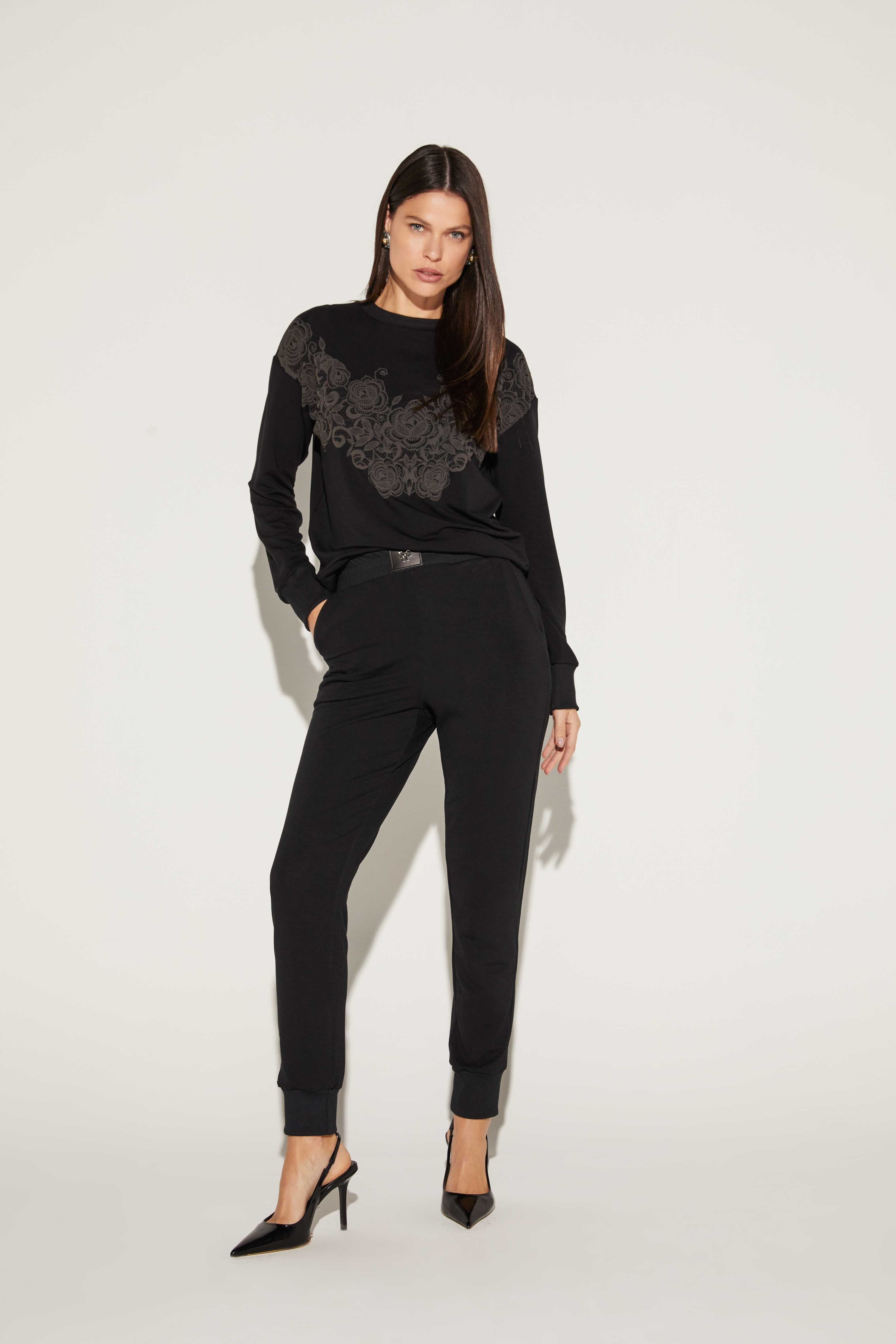 CALCA FEMININA COMFY ONCA PRETA