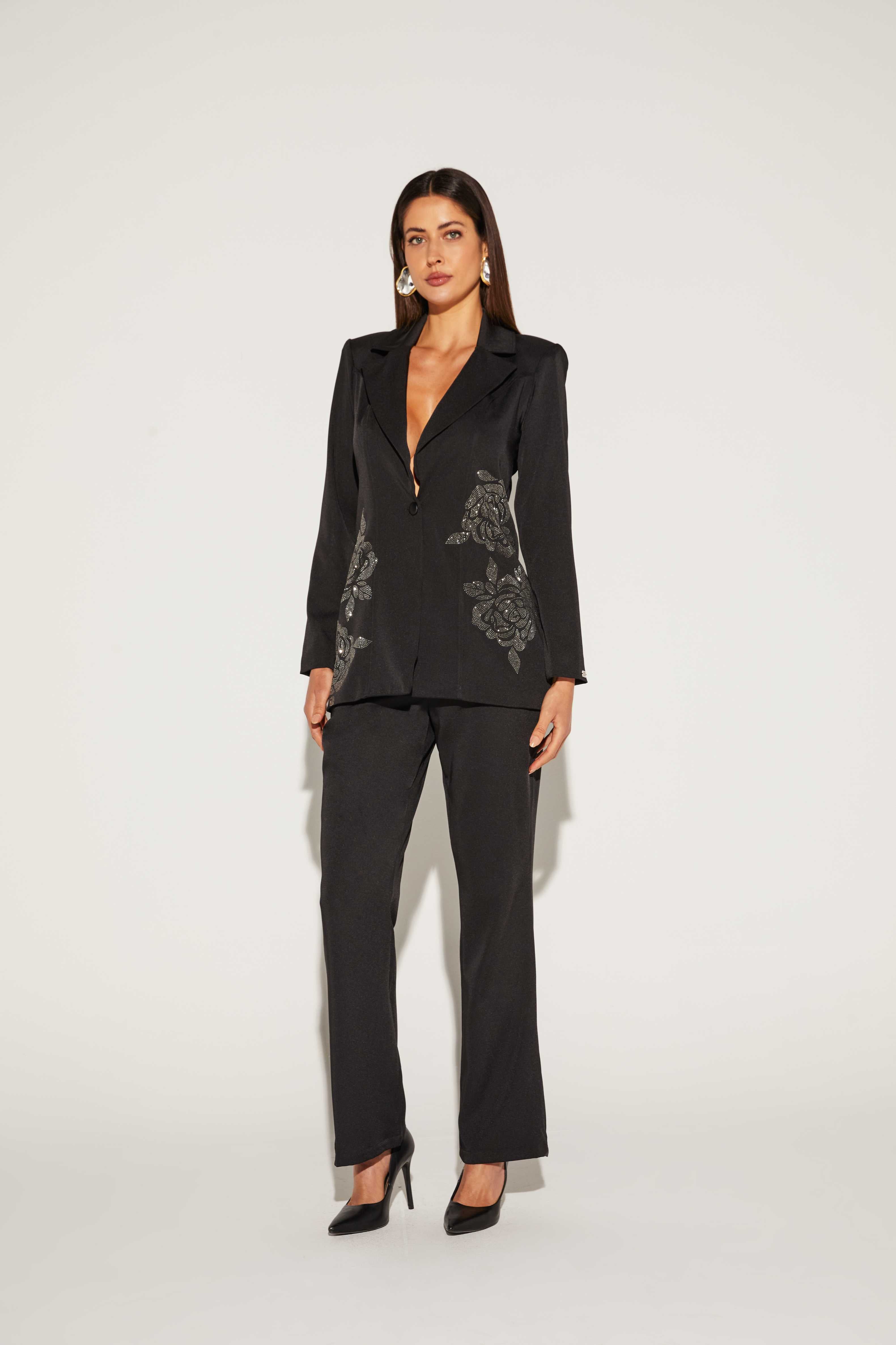 CALÇA FLARE FEMININA BASICA ONCA PRETA