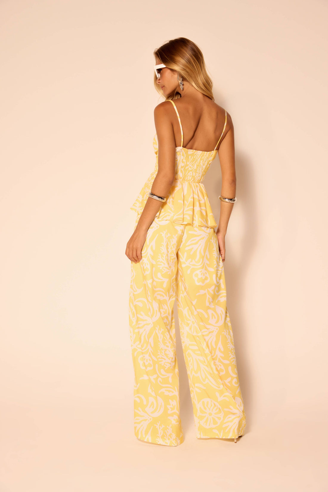 CALÇA WIDELEG FEMININO CÓS LASTEX ONCA PRETA