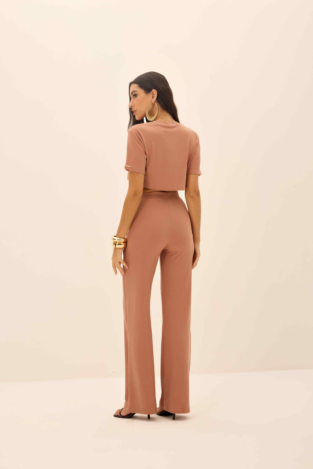 CALÇA RETA FEMININA COMFY ONCA PRETA
