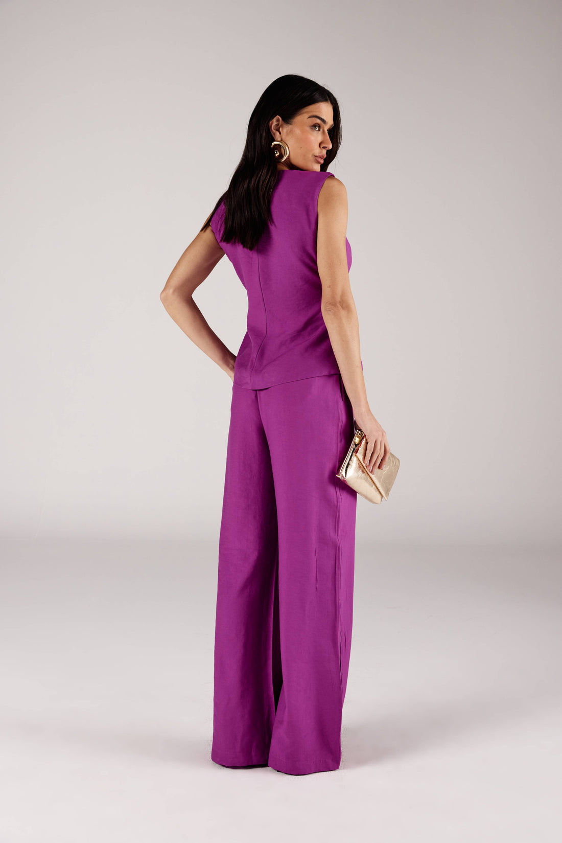 CALÇA ALFAIATARIA WIDE LEG CINTO