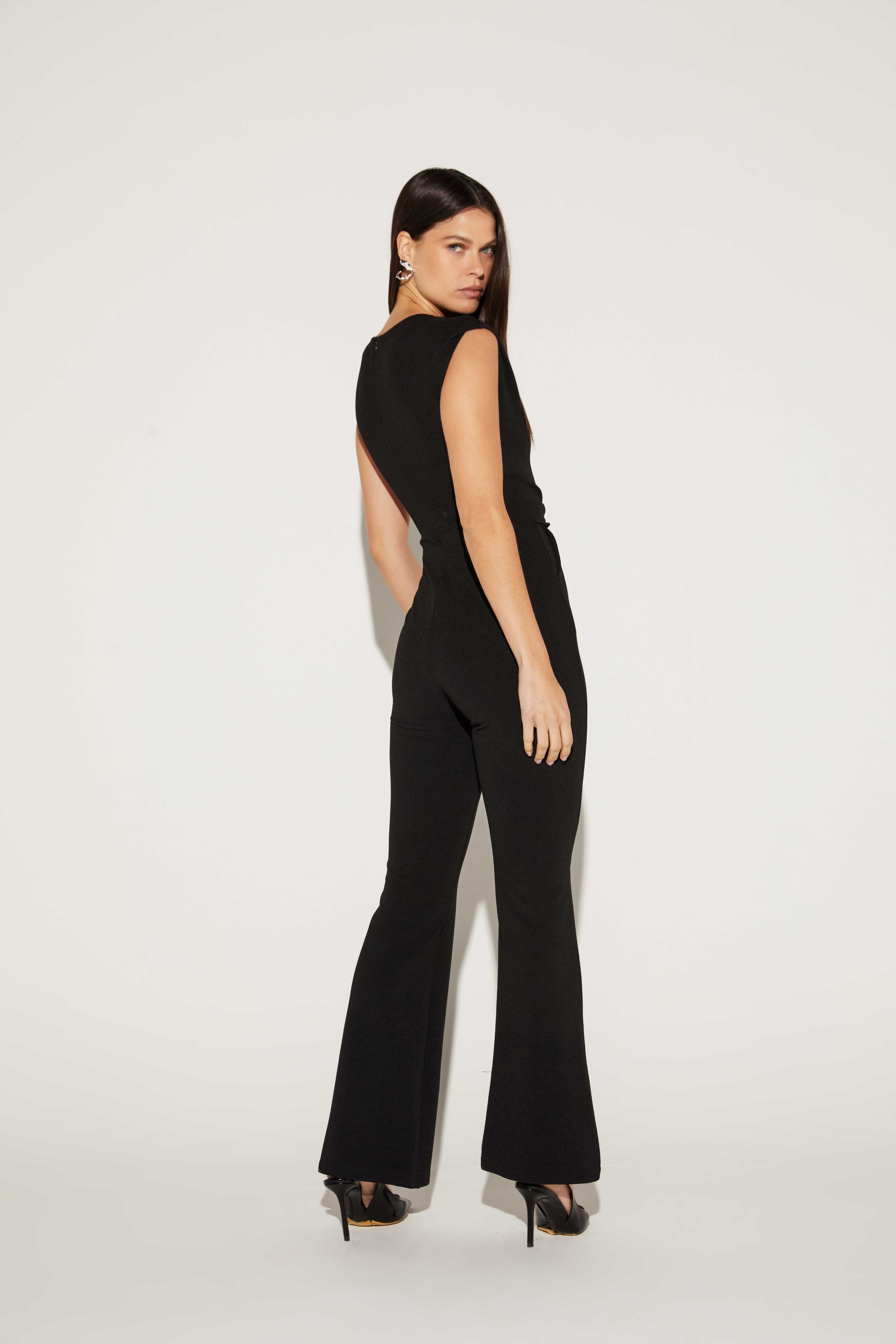 MACACAO FEMININO FIVELA FRONTAL ONCA PRETA