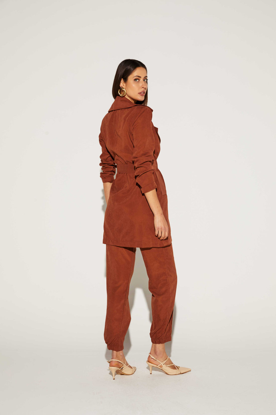 PARKA FEMININA ALFAIATARIA ONCA PRETA