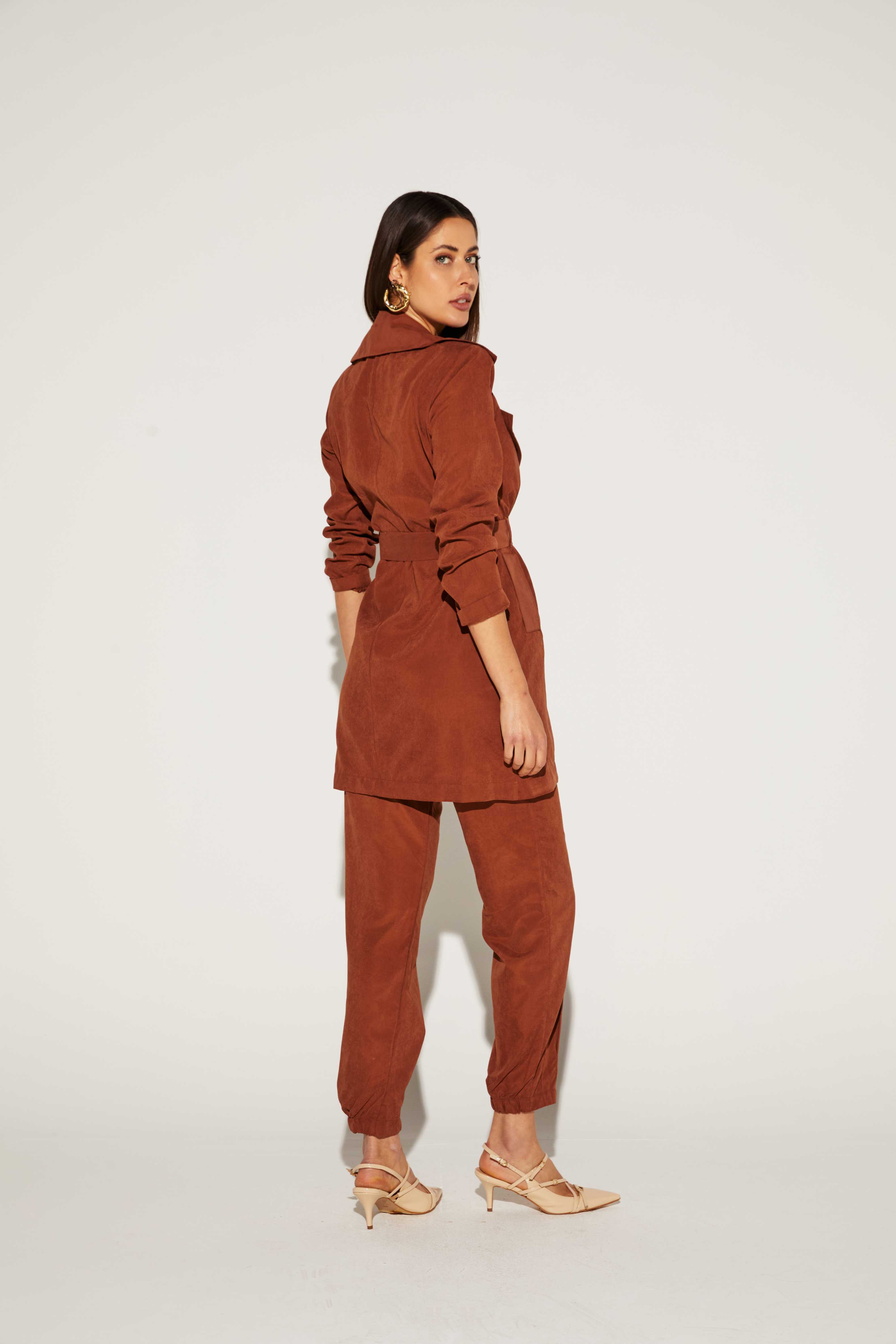 PARKA FEMININA ALFAIATARIA ONCA PRETA