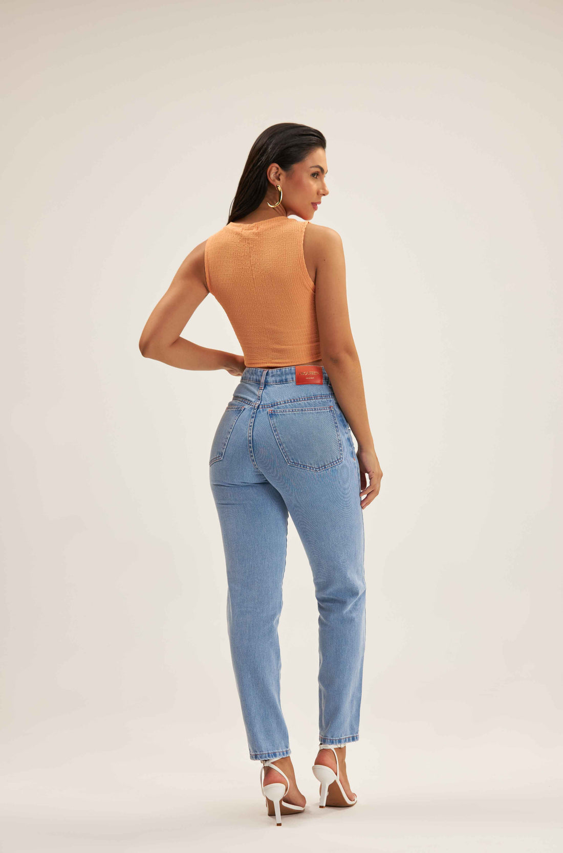 REGATA CROPPED BASICA ONCA PRETA