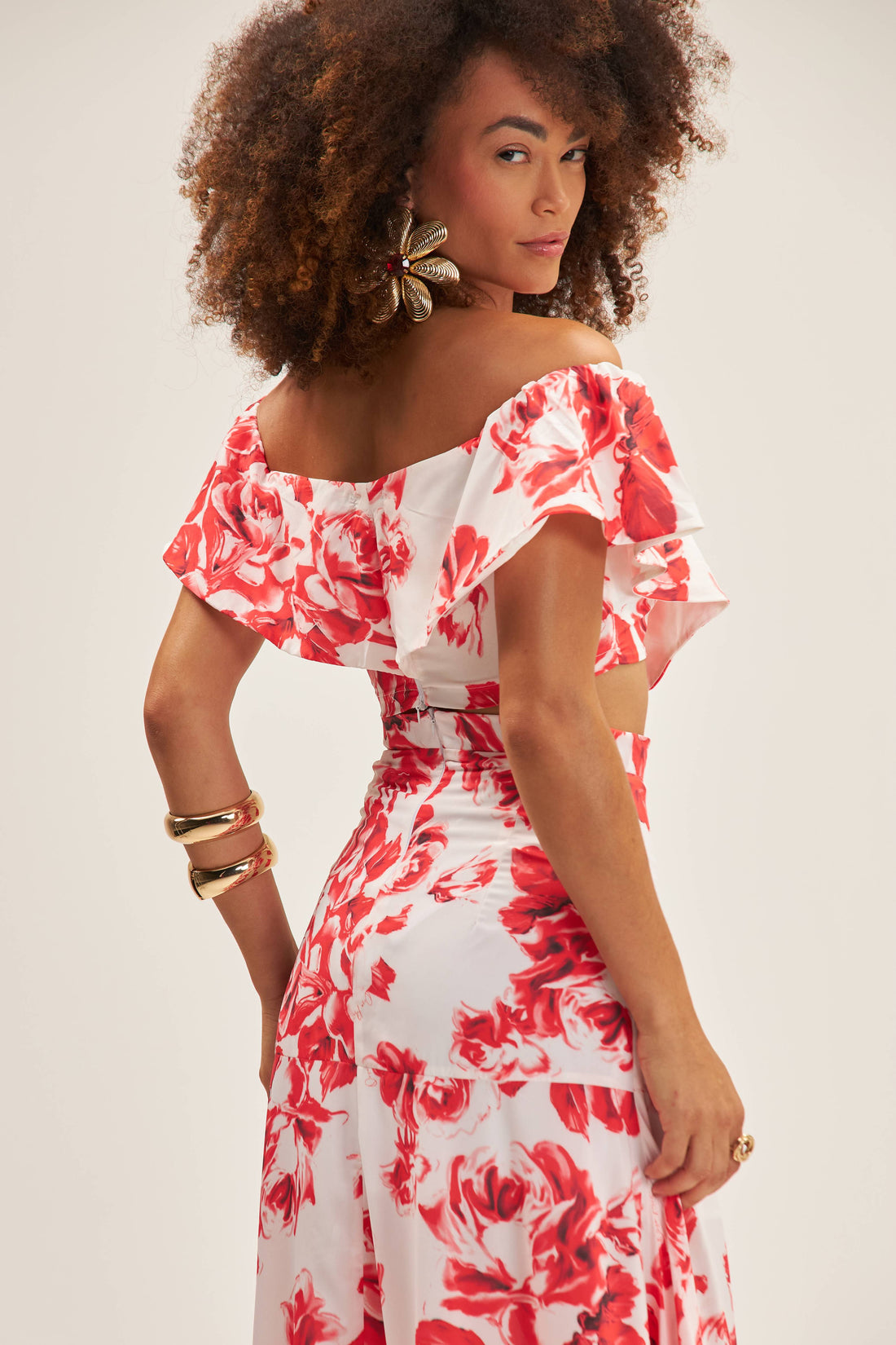 TOP CIGANINHA ESTAMPADO ONCA PRETA