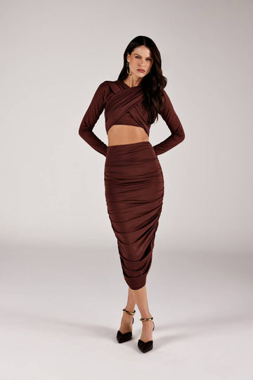 TOP CROPPED FEMININO TRANSPASSE FRONTAL ONÇA PRETA