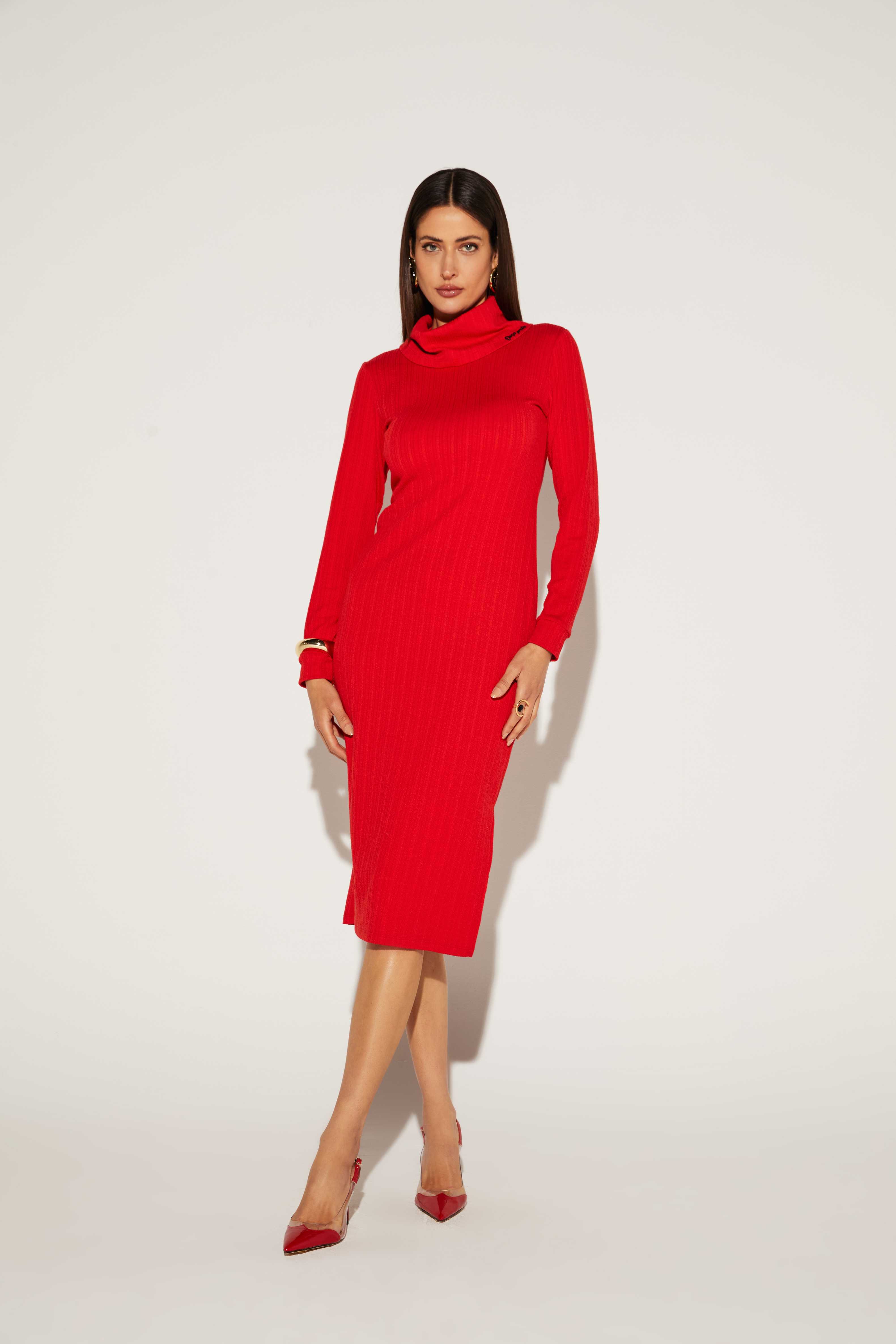 VESTIDO MIDI FEMININO COMFY ONCA PRETA