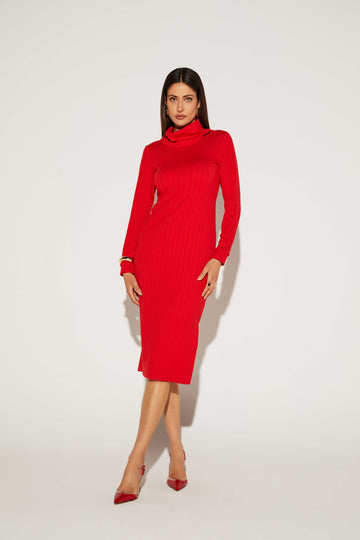 VESTIDO MIDI FEMININO COMFY ONCA PRETA