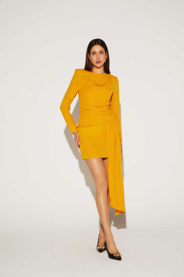 VESTIDO FEMININO CURTO MANGA COMPRIDA