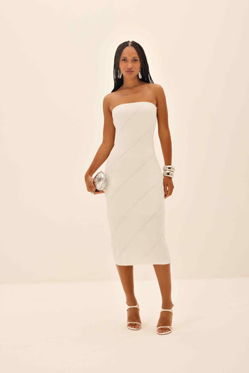 VESTIDO MIDI FEMININO STRASS FRONTAL  ONÇA PRETA