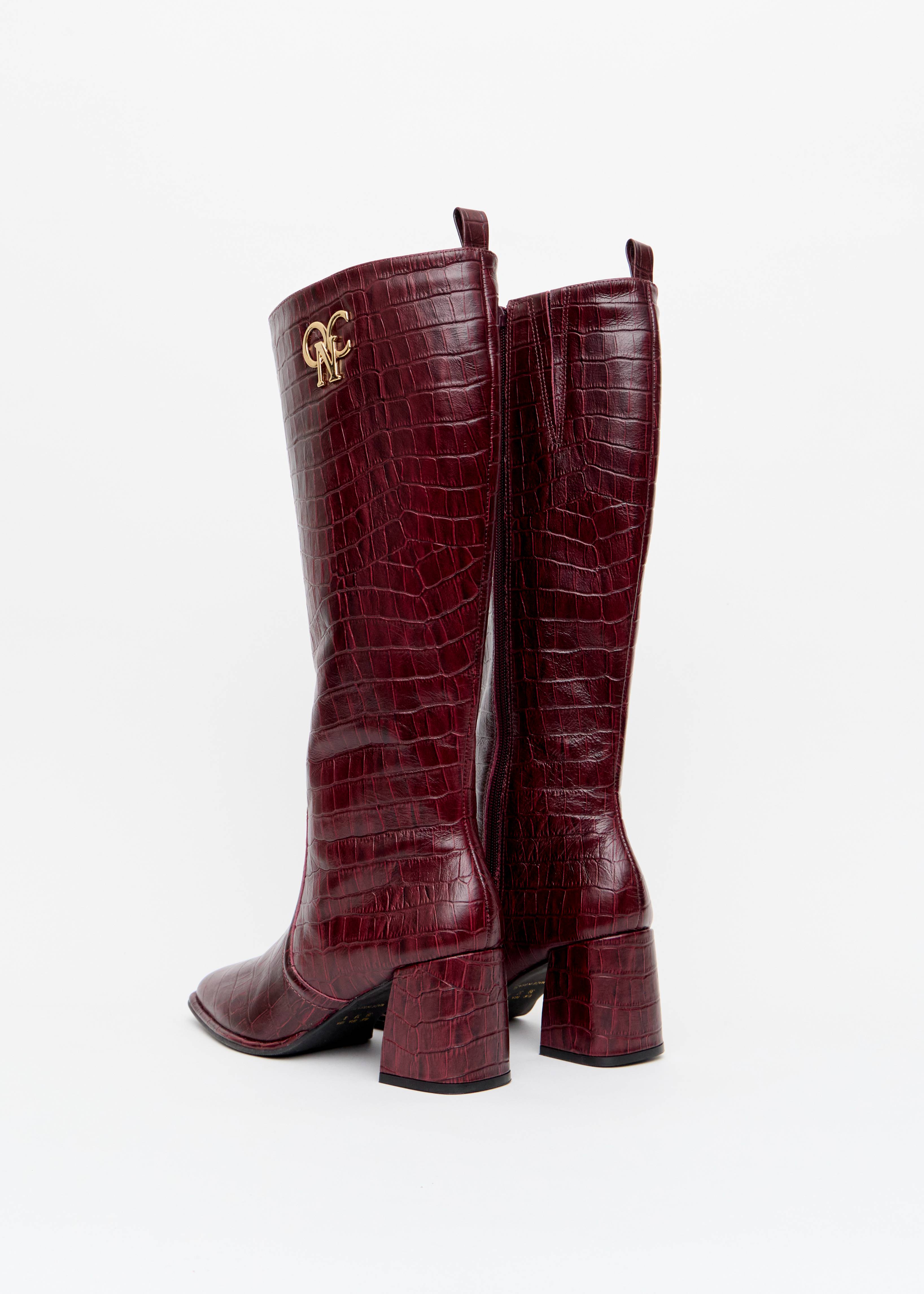 BOTA CANO LONGO CROCO SALTO BLOCO