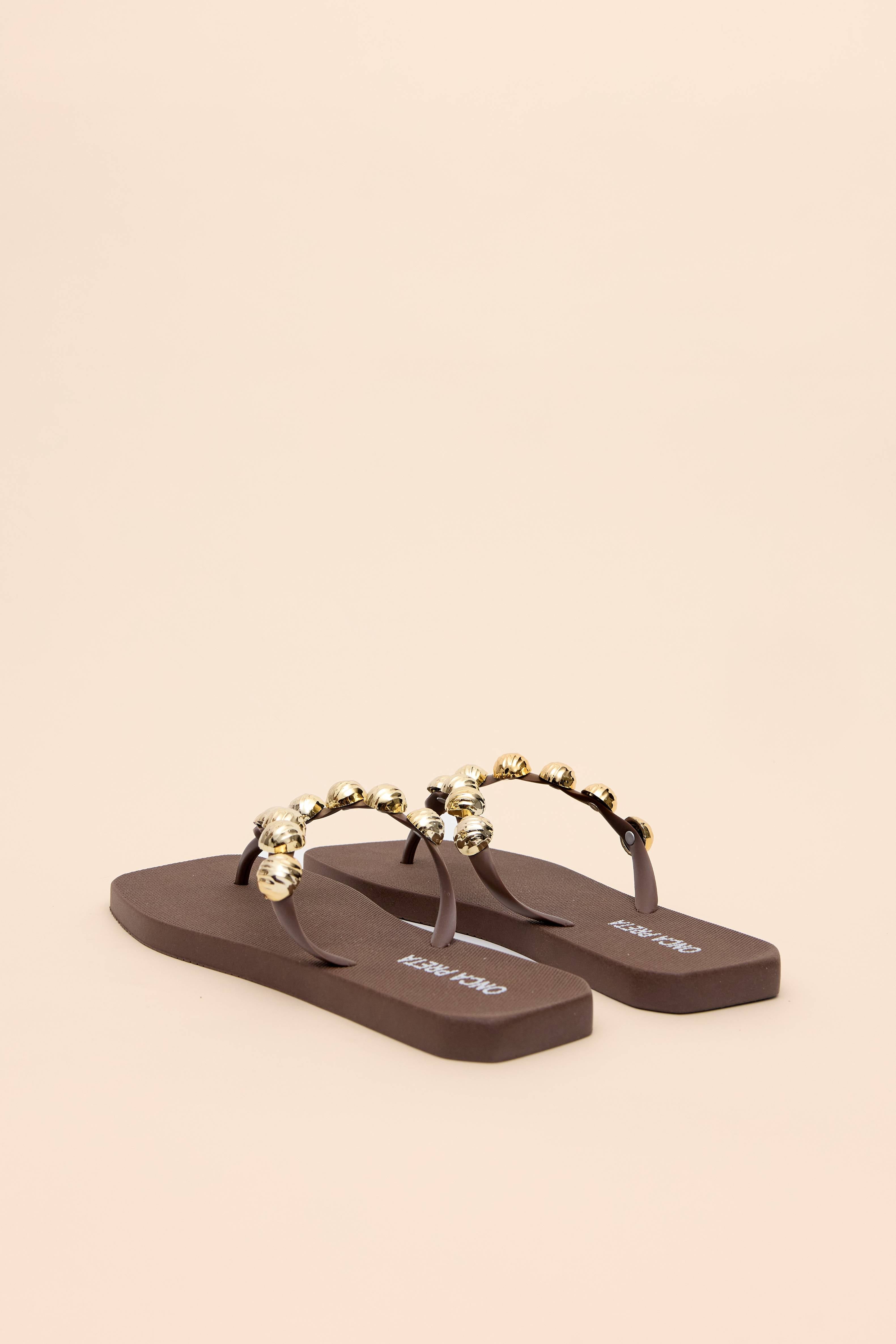 CHINELO BOLOTAS METAL TIRAS