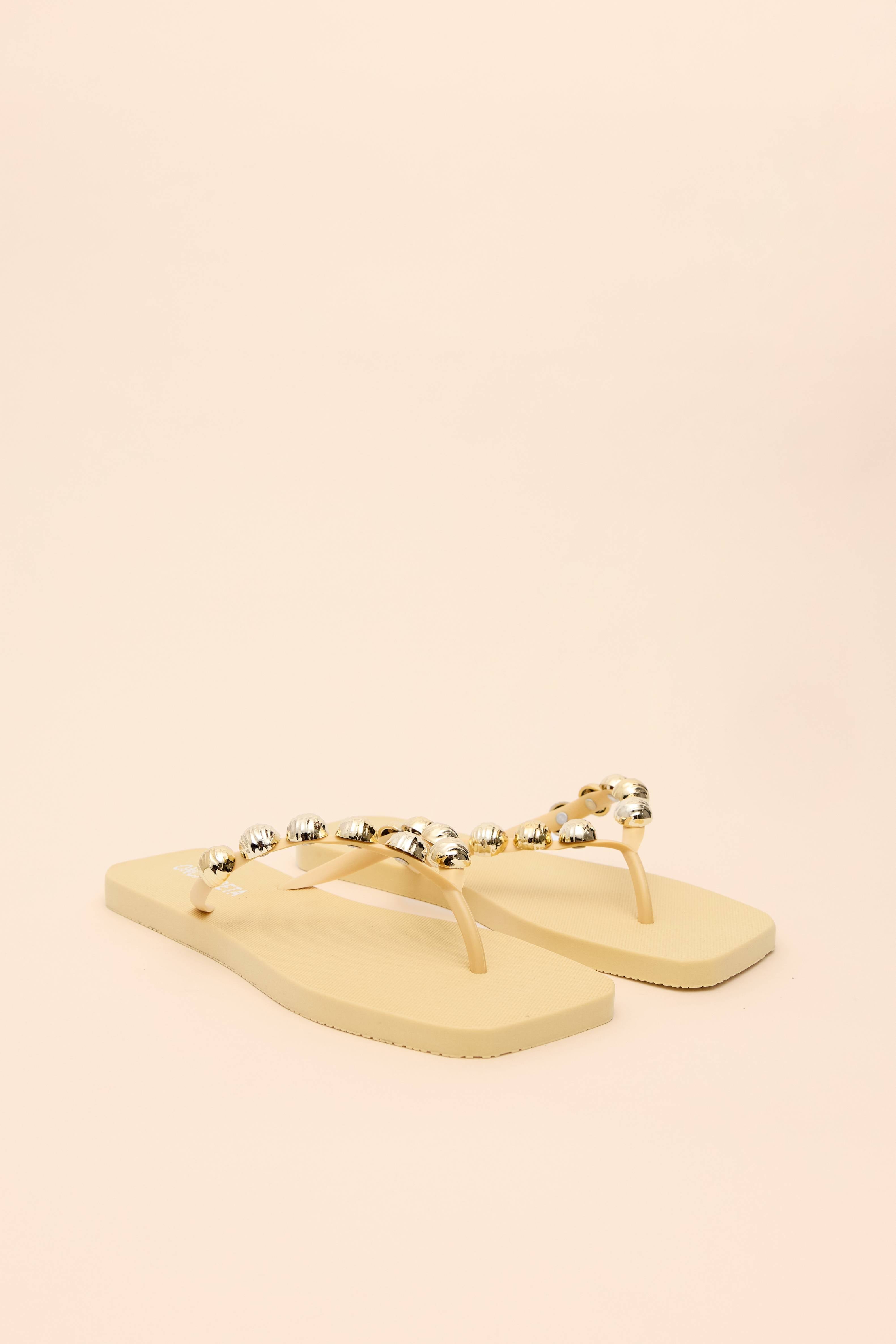 CHINELO BOLOTAS METAL TIRAS