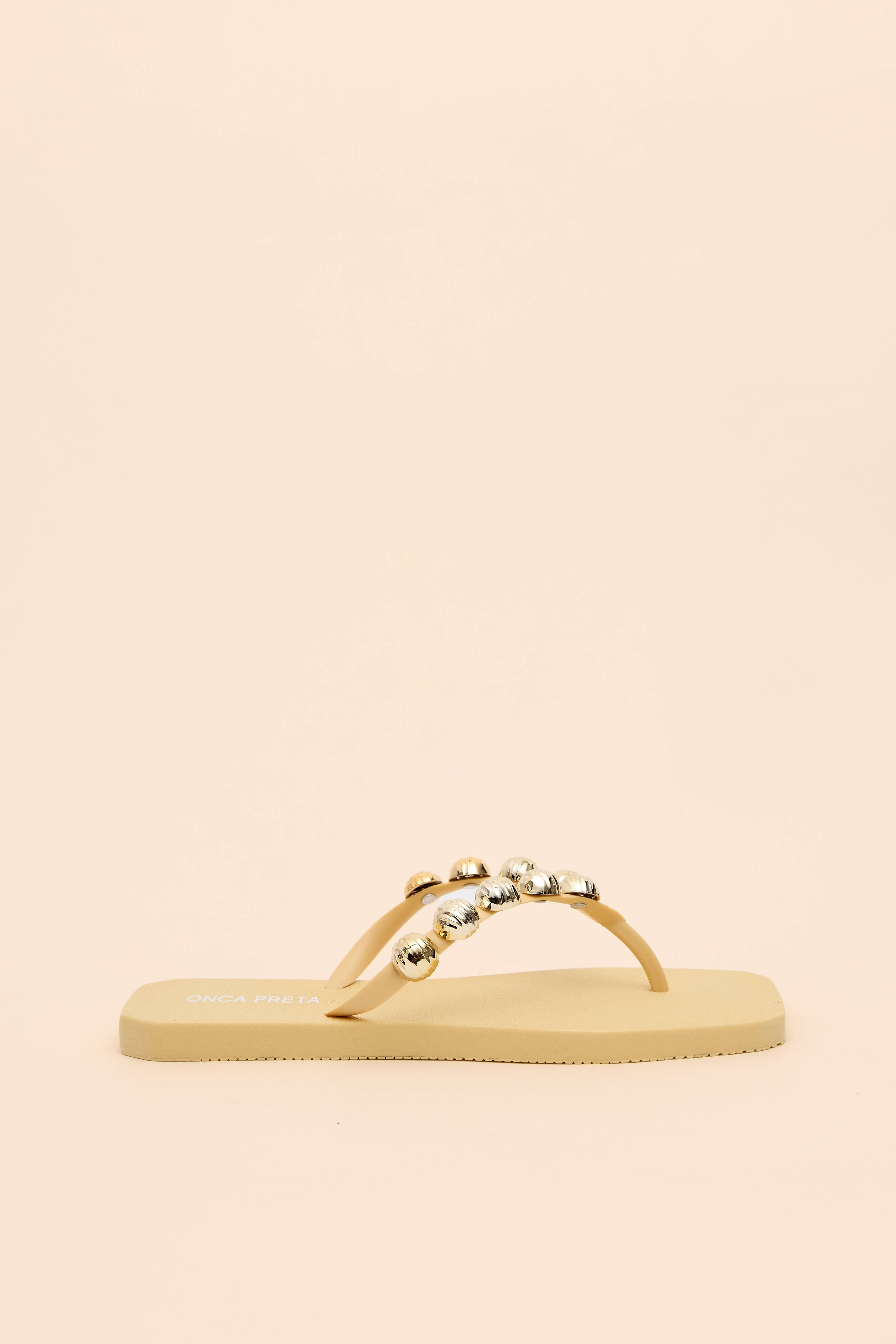 CHINELO BOLOTAS METAL TIRAS