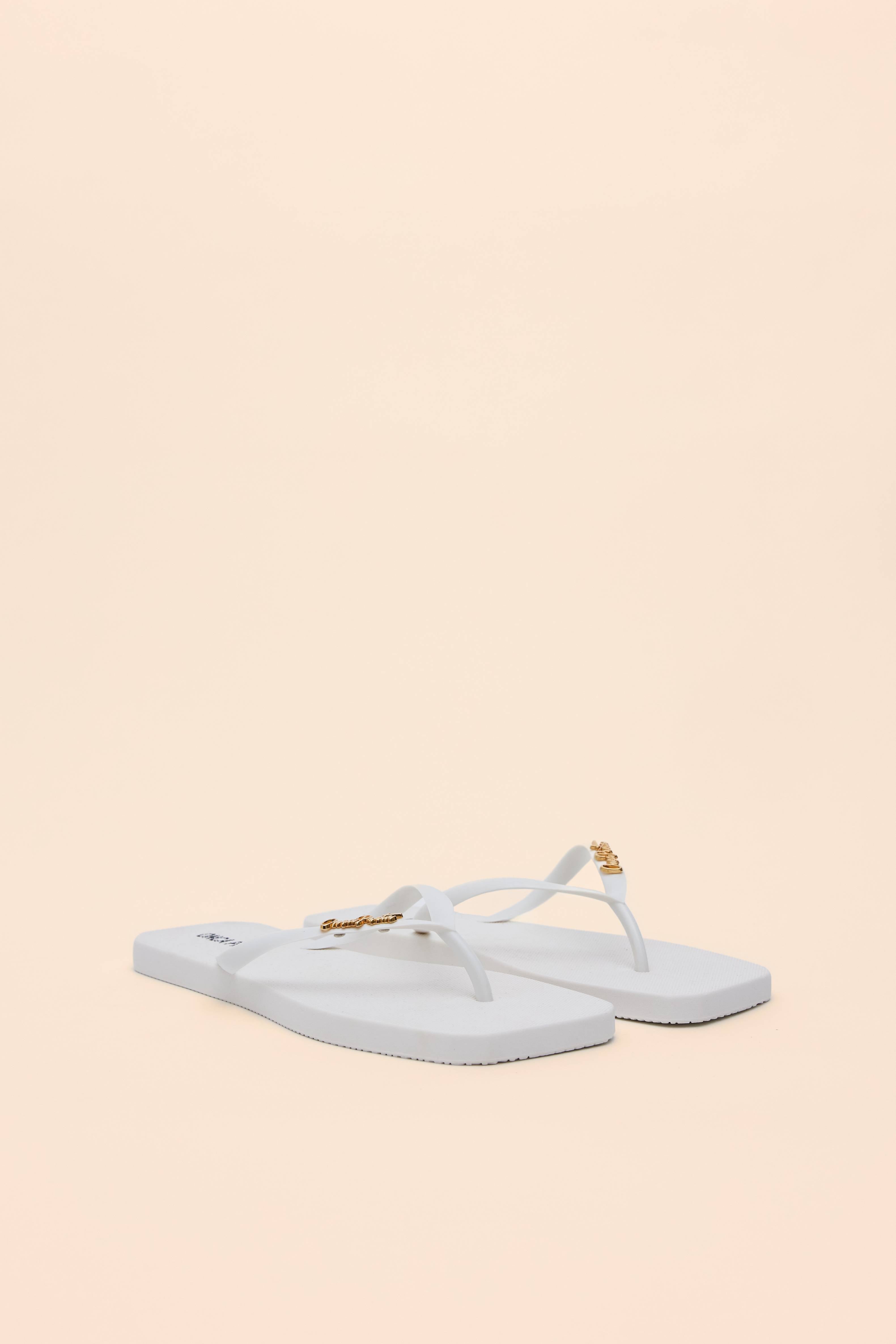 CHINELO METAL ASSINATURA BASE QUADRADA