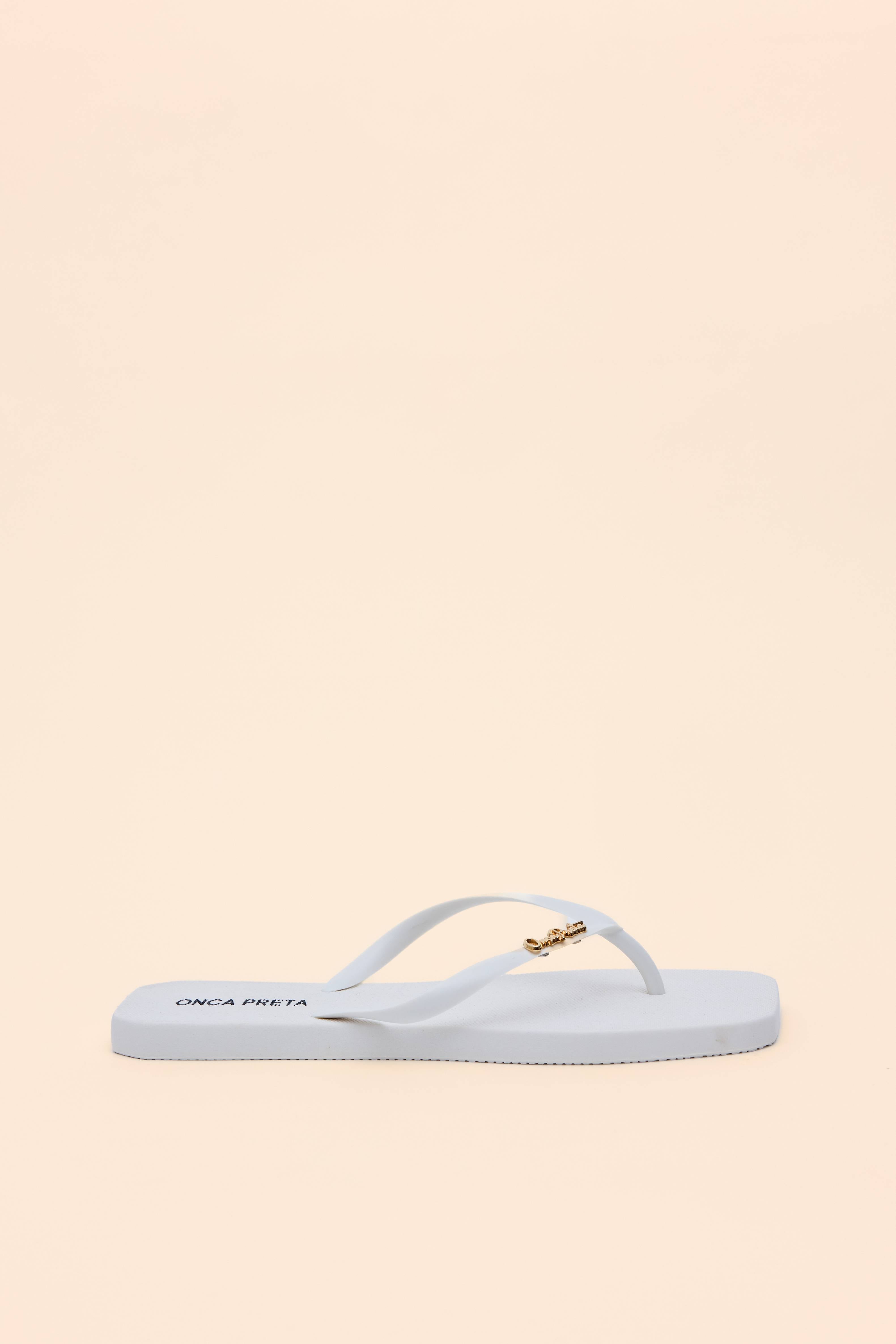 CHINELO METAL ASSINATURA BASE QUADRADA