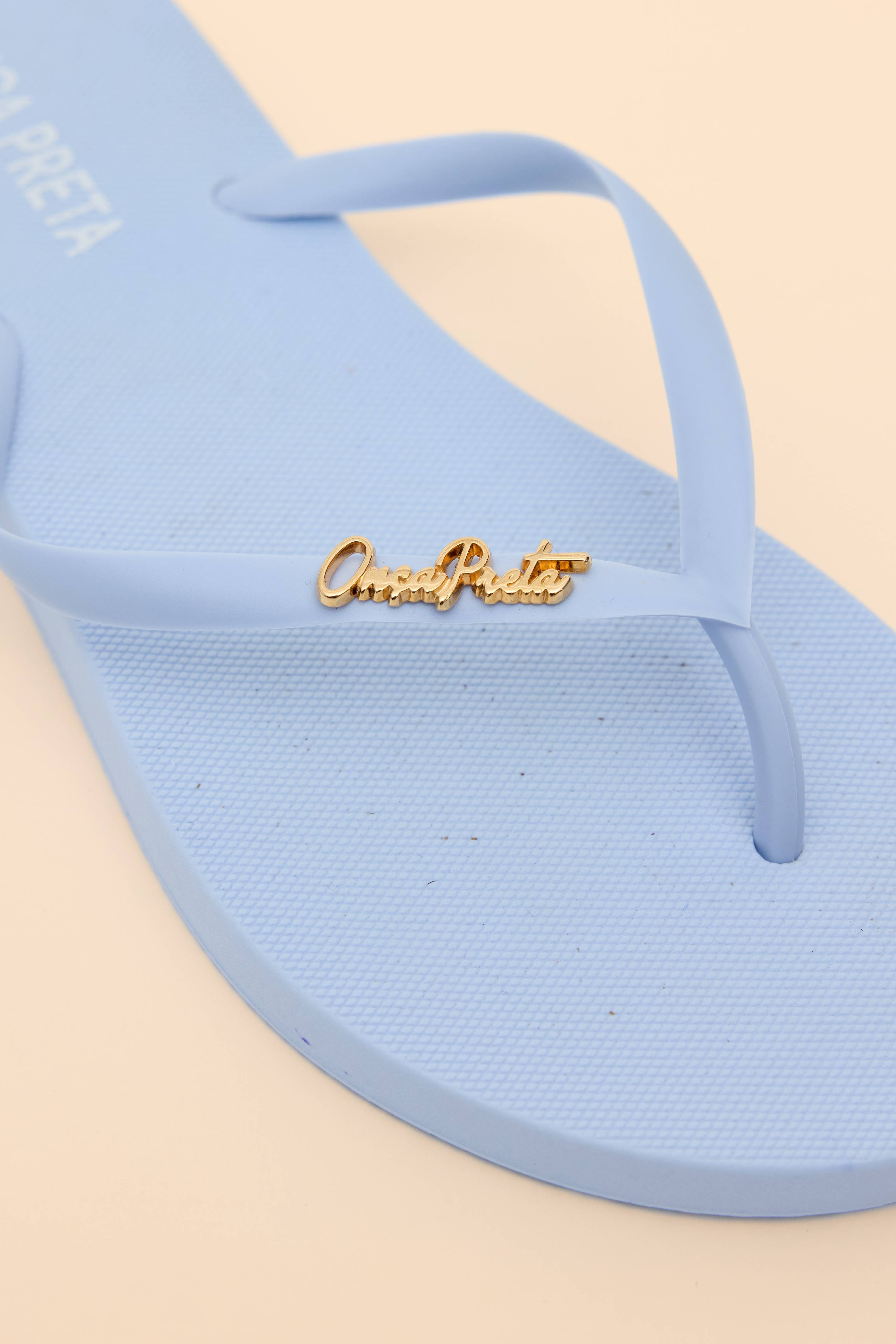 CHINELO METAL ASSINATURA BASE ARREDONDADA