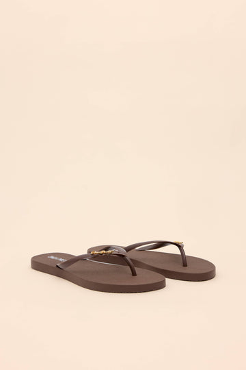CHINELO METAL ASSINATURA BASE ARREDONDADA
