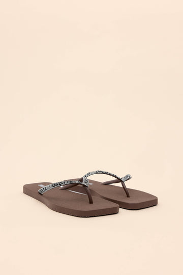 CHINELO STRASS ESTAMPADO TIRA