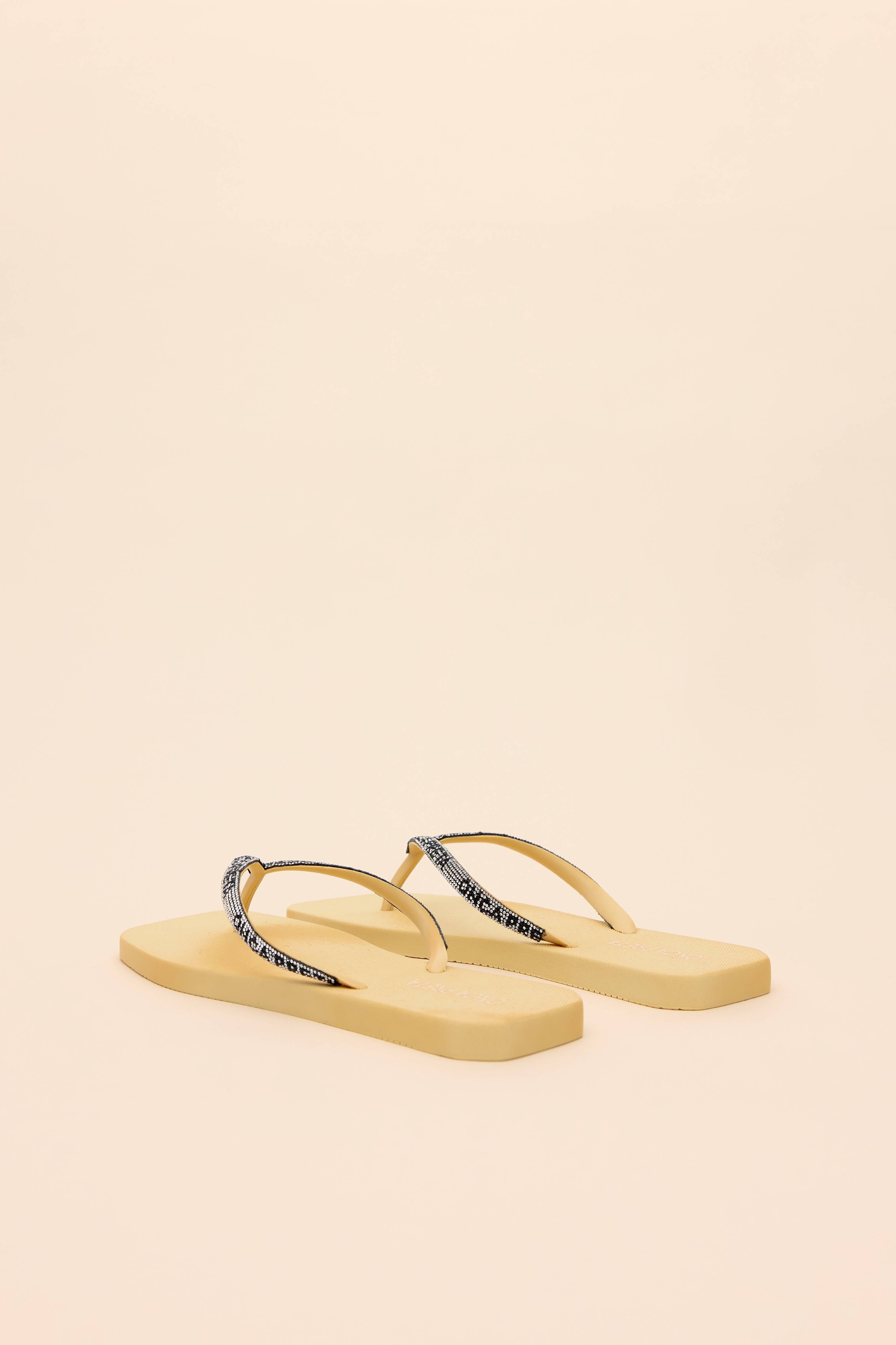 CHINELO STRASS ESTAMPADO TIRA