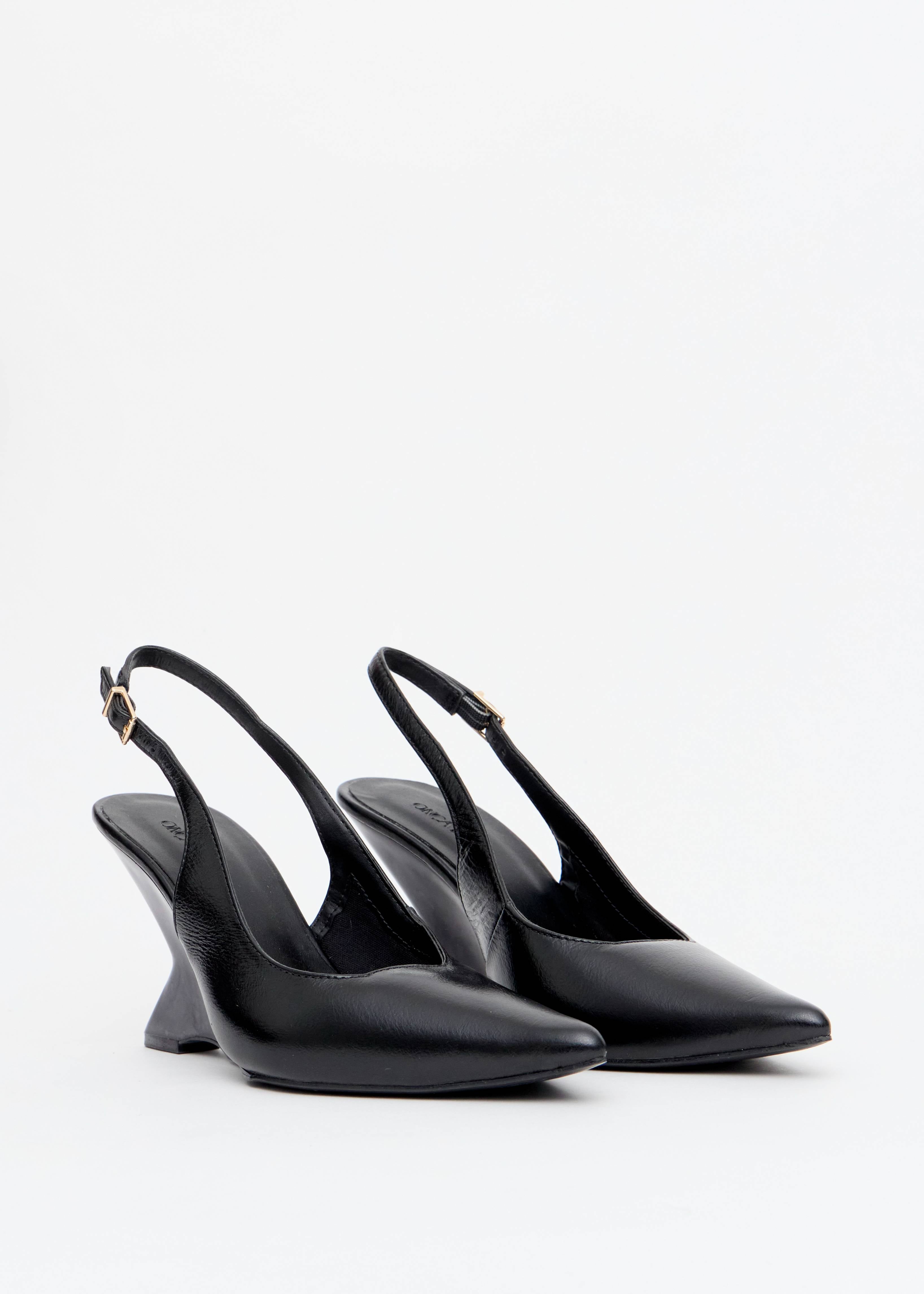 SCARPIN SLINGBACK SALTO ANABELA CASEíNA