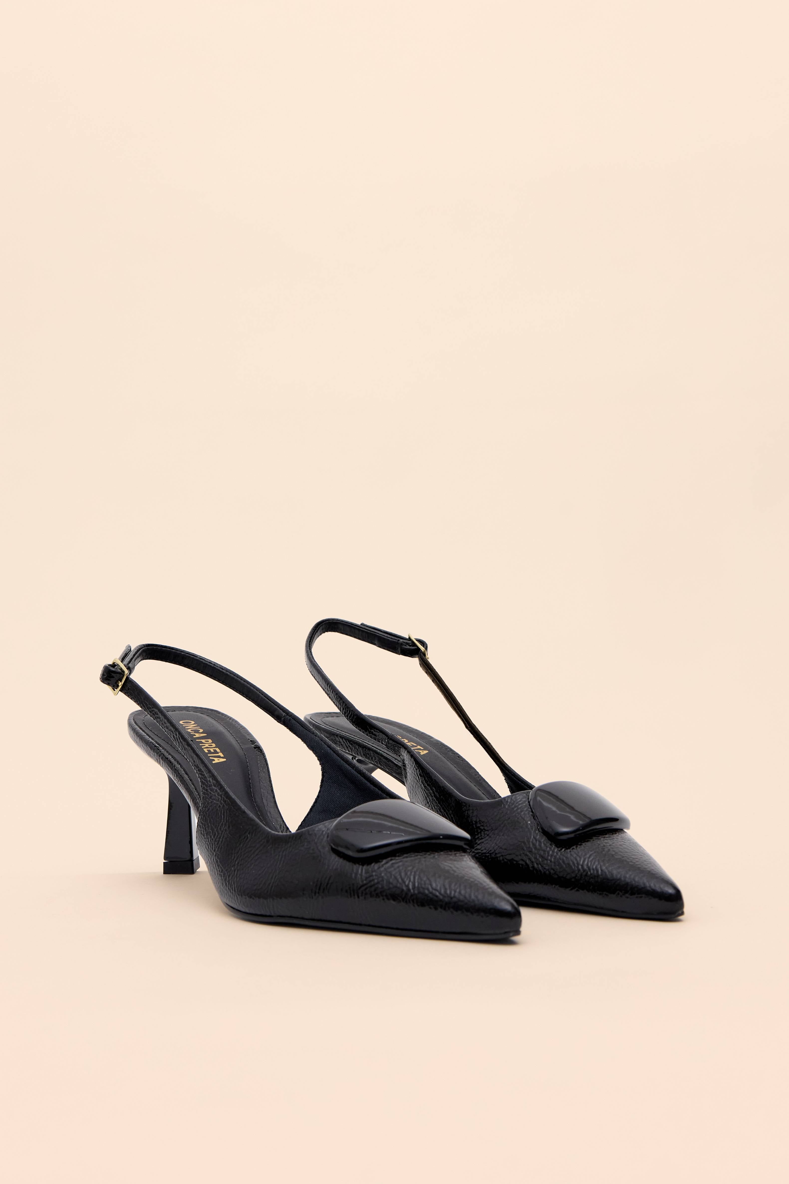 SCARPIN CHANEL METAL SALTO FINO