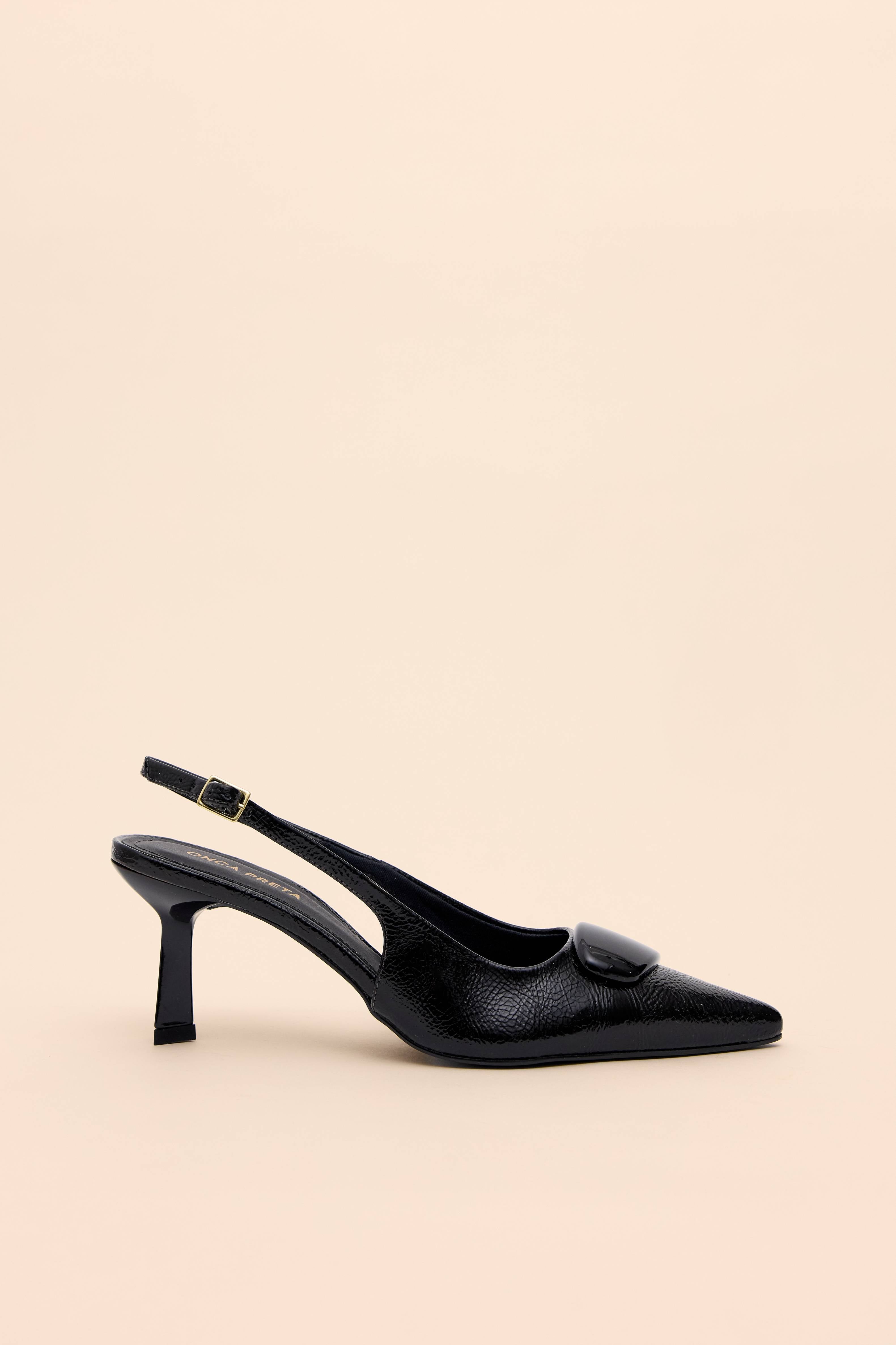 SCARPIN CHANEL METAL SALTO FINO
