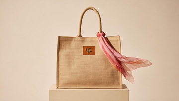 Bolsa de Praia com Lenço Exclusivo Onça Preta
